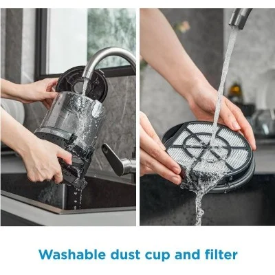 Midea Vacuum Clnr/1800W/Hepa/Telescopic - Black